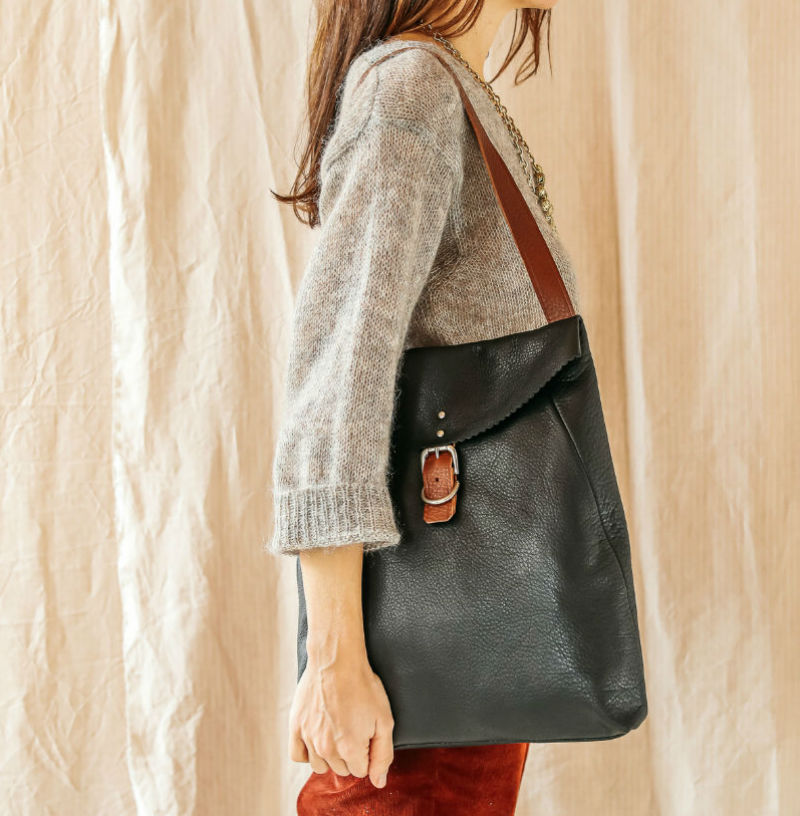 TANYA black – Anna Pugh - Handmade Leather Bags